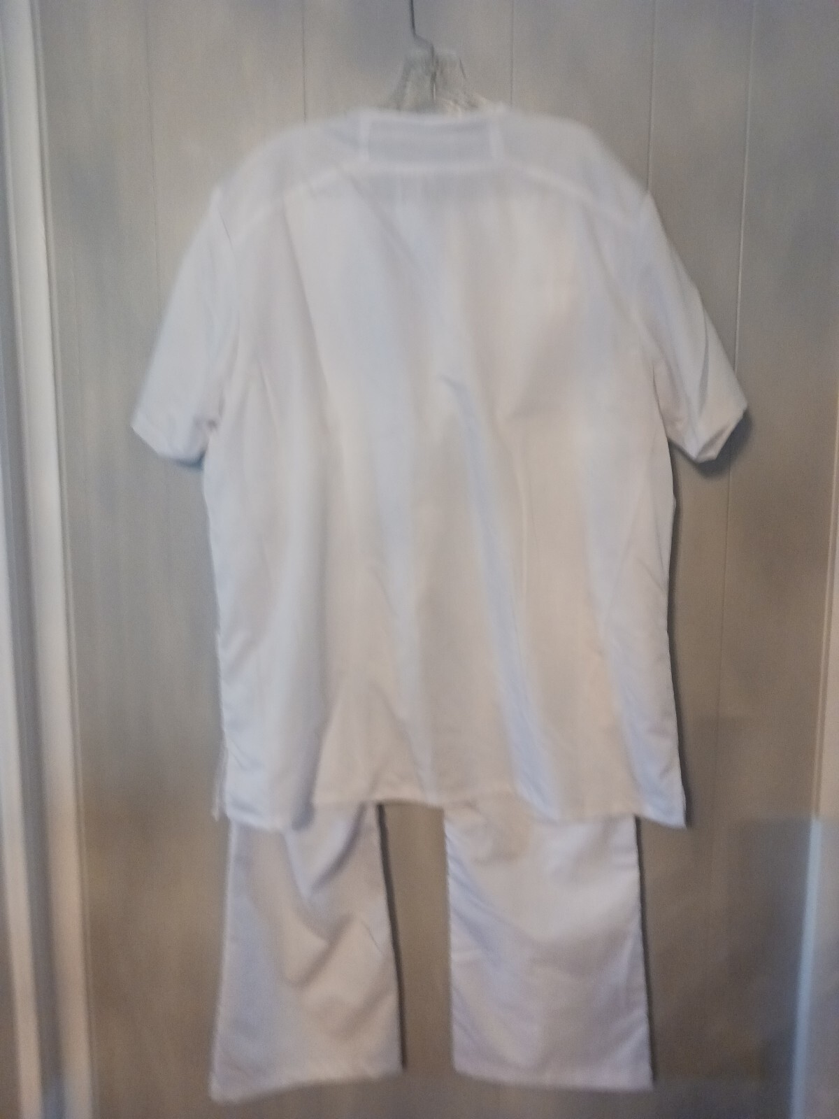 AUW SCRUBS Active All Uniform Wear white Size Large Top&Bottom