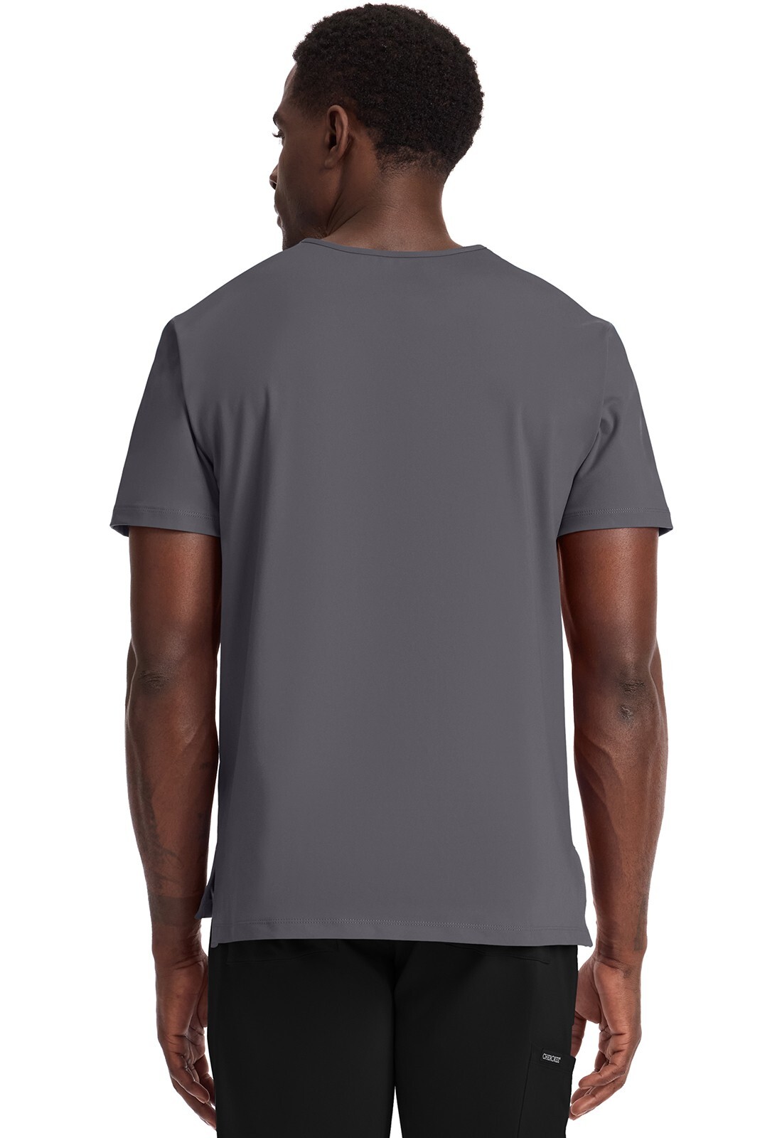 Cherokee Achieve Men’s 1-Pocket Tuck-In Top CK834 PWTN Pewter Free Shipping