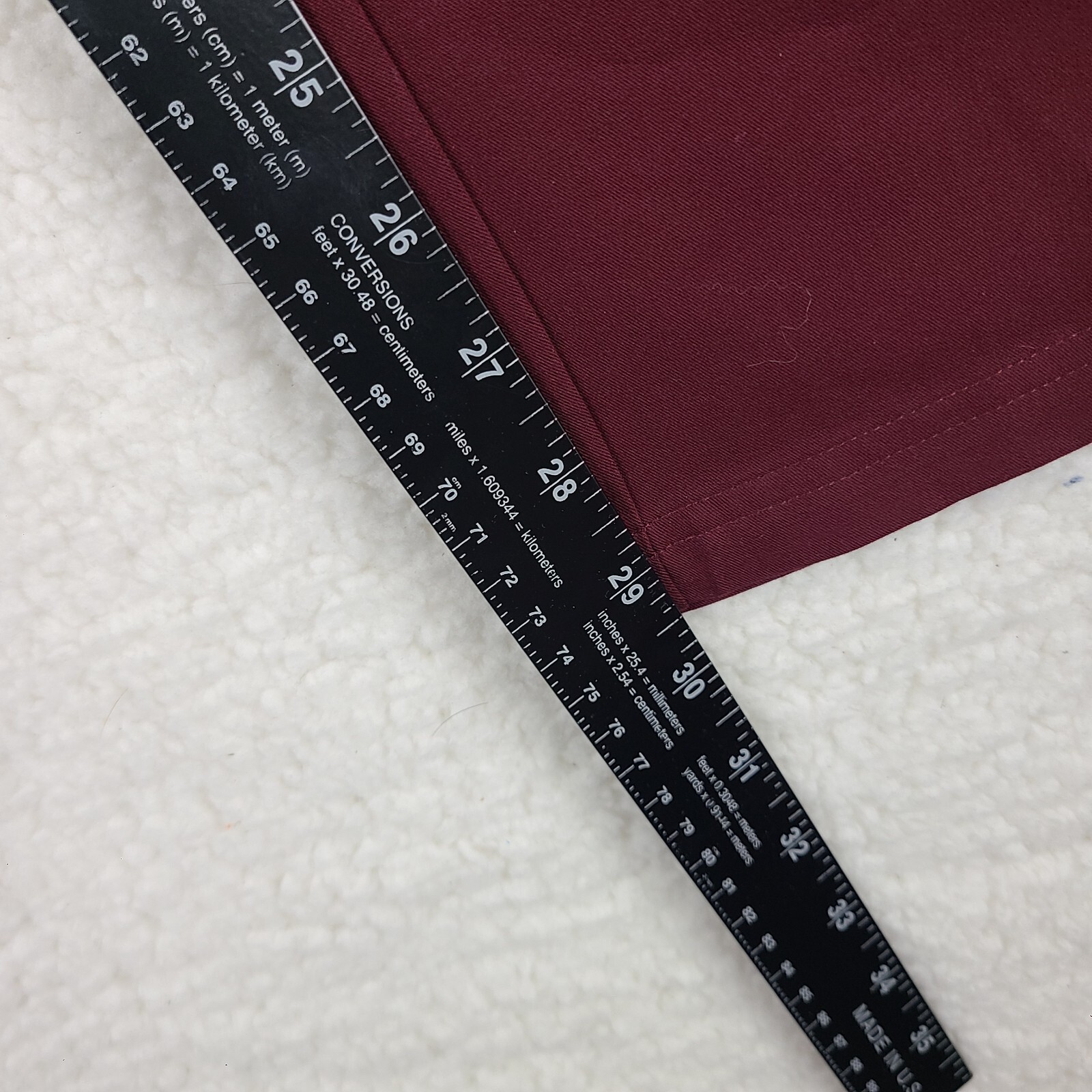 Figs Yola High Waisted Pants Womens XXS 2XS Burgundy Red Skinny Scrub NEW NWT