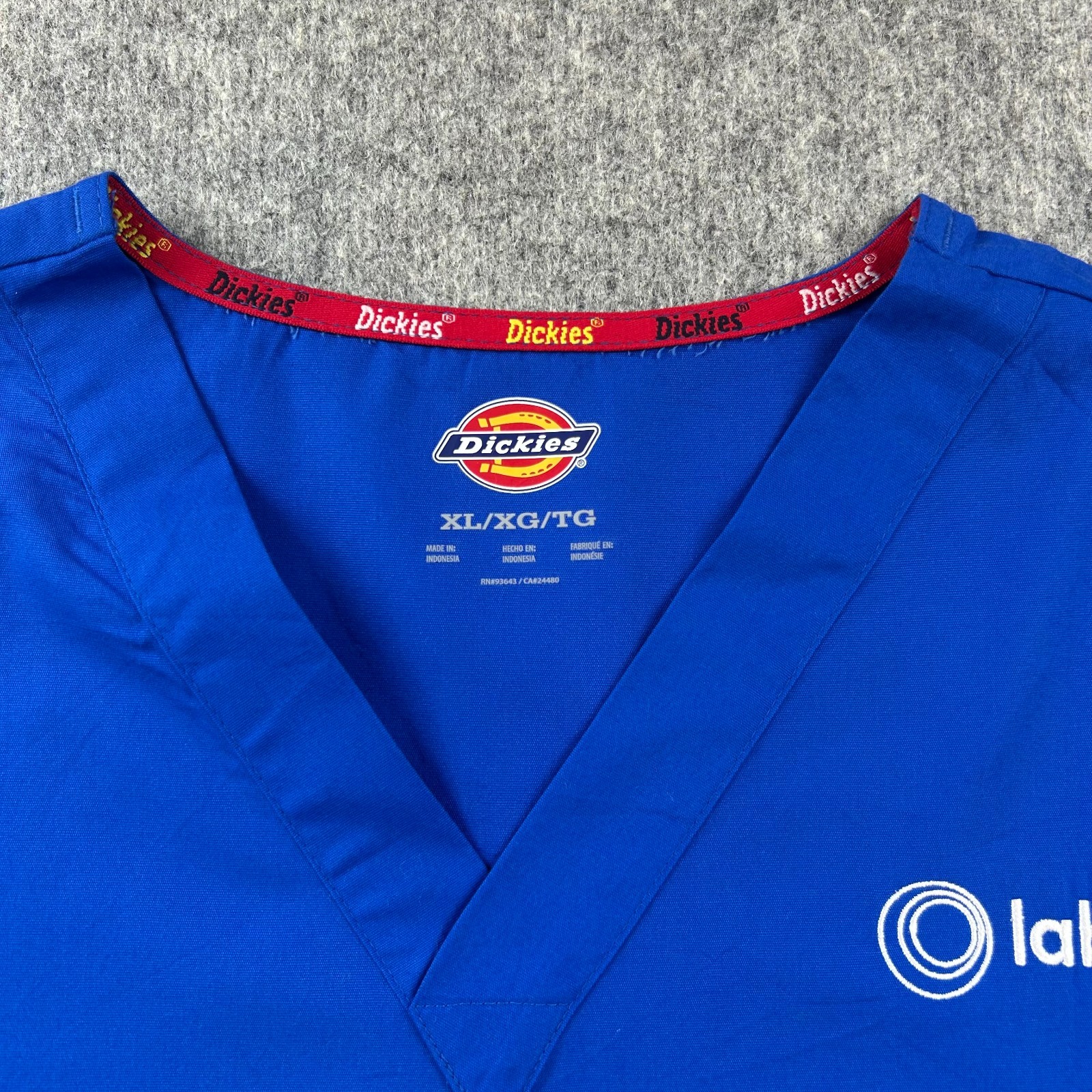 NWT Dickies EDS Mens Blue Scrubs Modern Classic Shirt Size XL