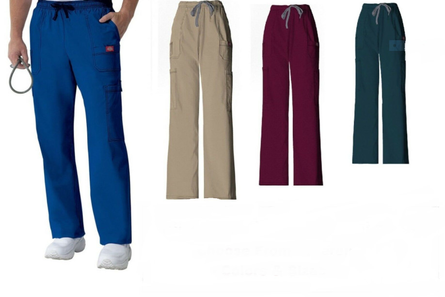 Dickies Mens Scrubs Gen Flex Drawstring Cargo Pant 81003 Colors And Sizes NWT