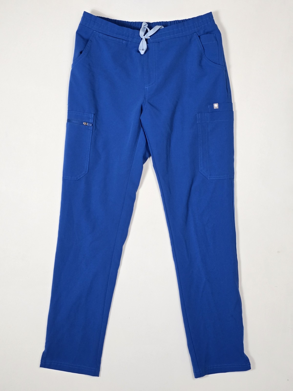 FIGS Yola Skinny Scrub Pants S Small Royal Blue FIONx Technical TW2000R 11-Pocke