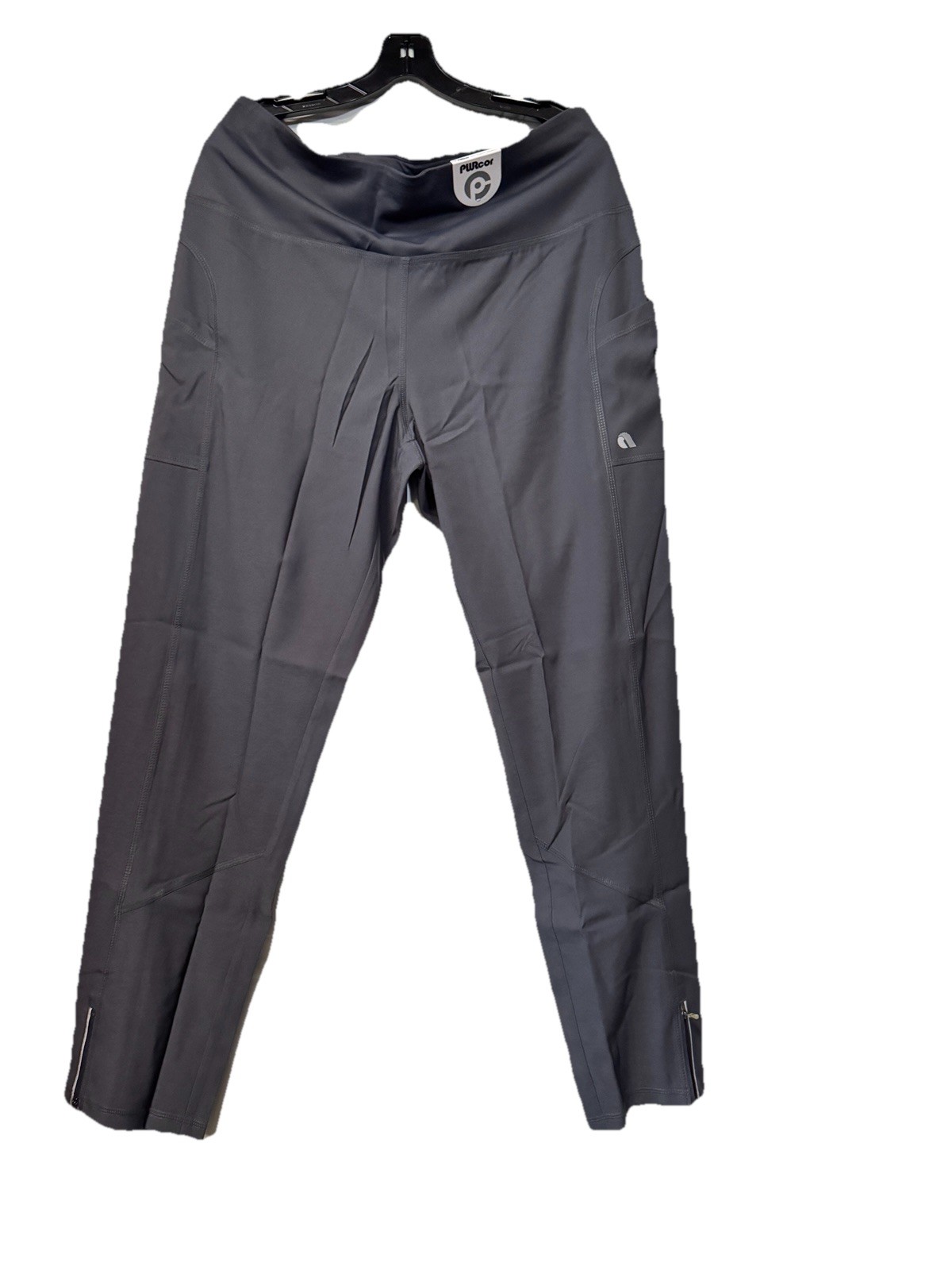URBANE ALIGN contemporary fit side pockets womens scrub pants XS PETITE CHARCOAL