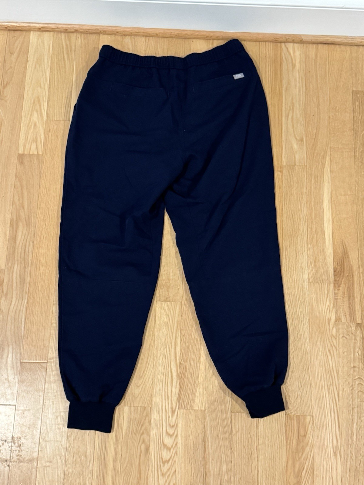 FIGS Technical Collection Medical Scrub Jogger Pants Drawstring Solid Blue M