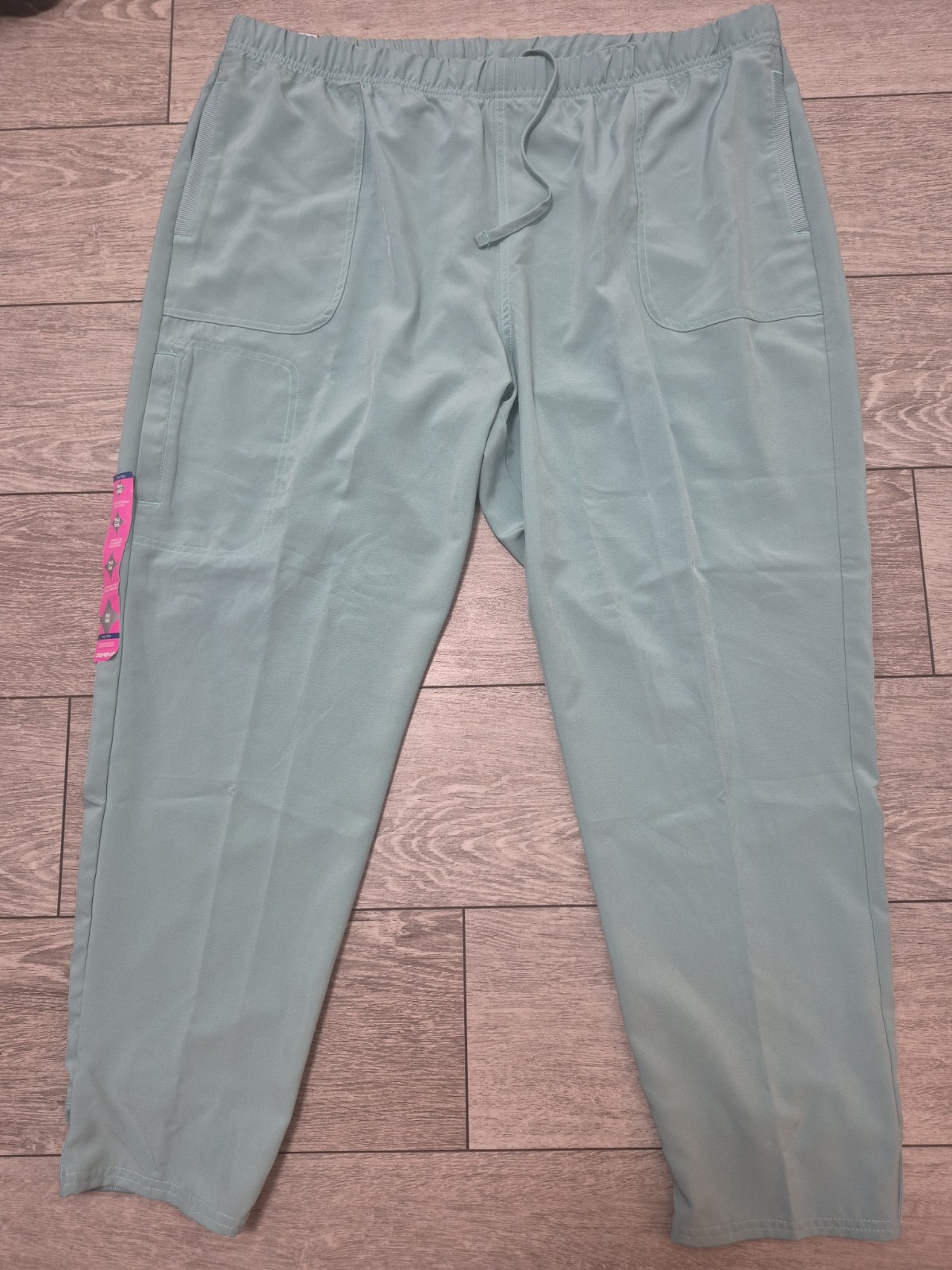Scrubstar Womens Dusty Sage Green Pull-on Hybrid Premium Scrub Pant Size XXL NEW