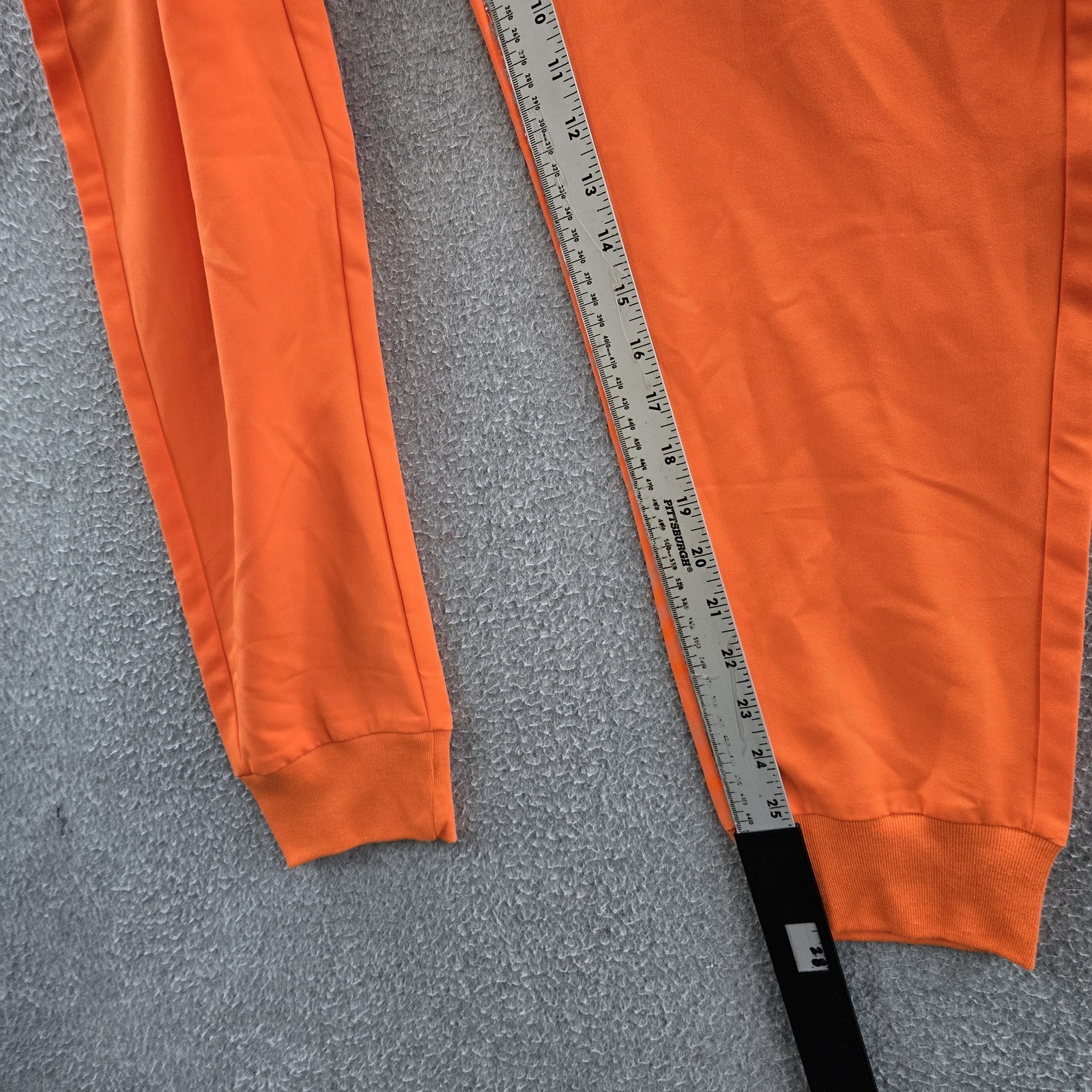 Mandala Women Scrub Pants L Orange Jogger Equa-Tek High Waist Regular NWT