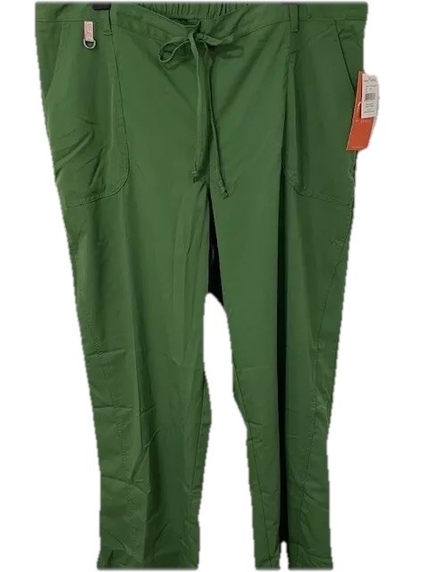 NWT NRG by Barco Scrub Pants Women’s 2XL 4-Pocket Scrub Pants in Aloe (green)