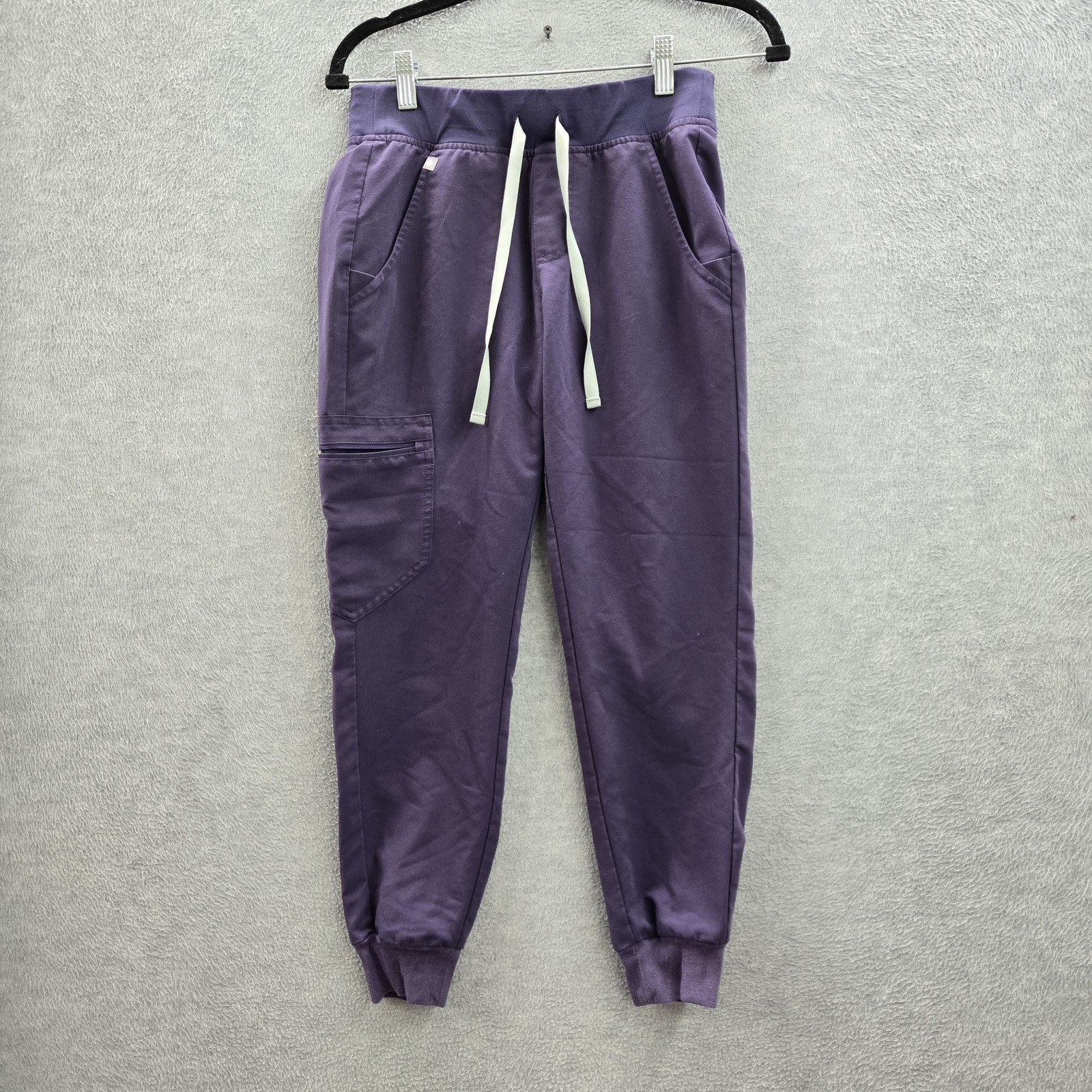 FIGS Women Scrub Pants XS/P Purple Zamora Jogger PO#2200 25″ Inseam Logo