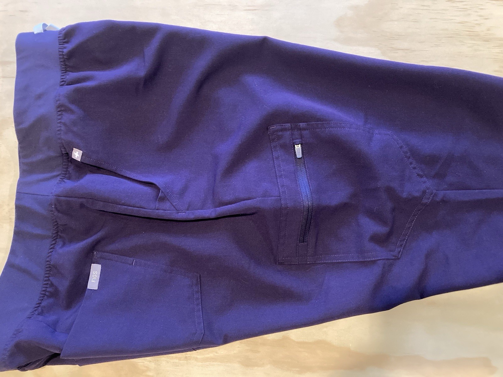Figs Jogger Scrub Pants Purple Jam Drawstring Size XL Petite PO # 5298