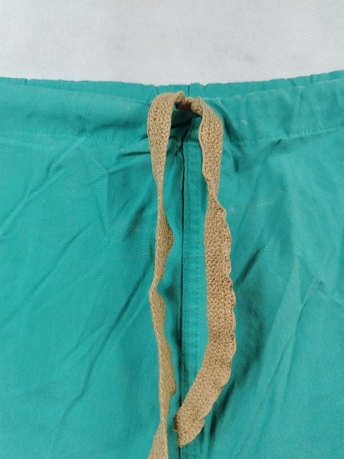 Fashion Seal Healthcare Green Scrub Pants Size M Drawstring Waist Vintage
