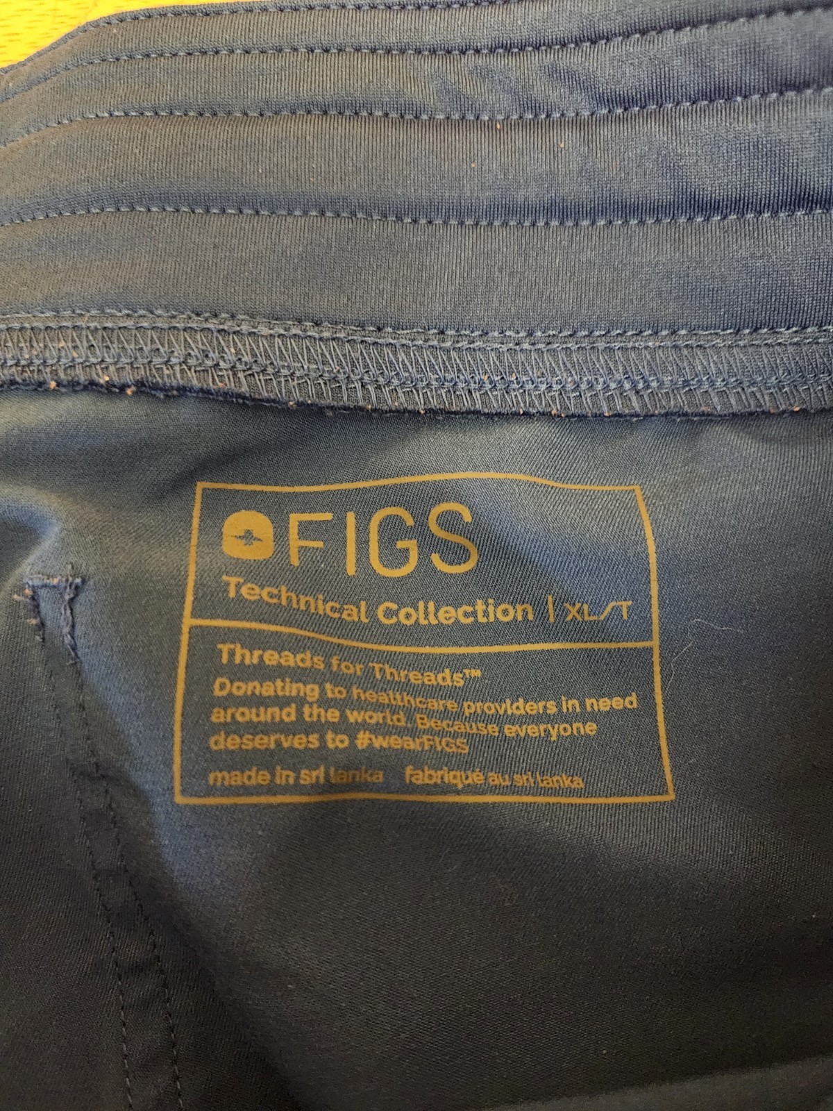 Figs Scrub Pants Mens XL Tall Livingston Blue Medical 31″ Nurse Pockets Comfort