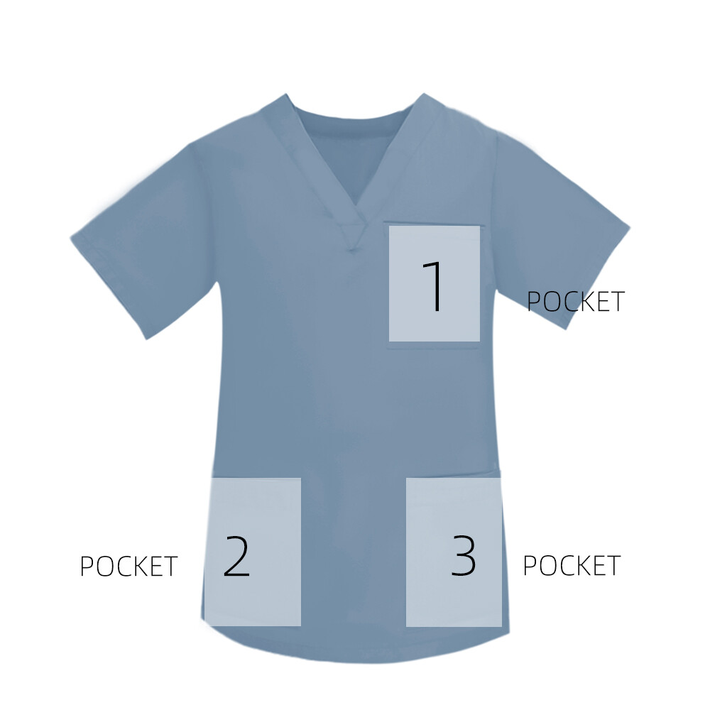 Nurse Accessories Scrubs Women Nurse Uniform Stretchy Doctor’s Short Sleeve Sets