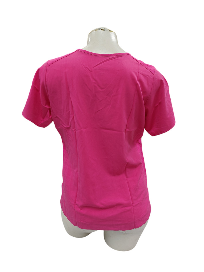 Vera Bradley Halo Nettie V6109 (Pret) Pretty Pink V-Neck Scrub Top