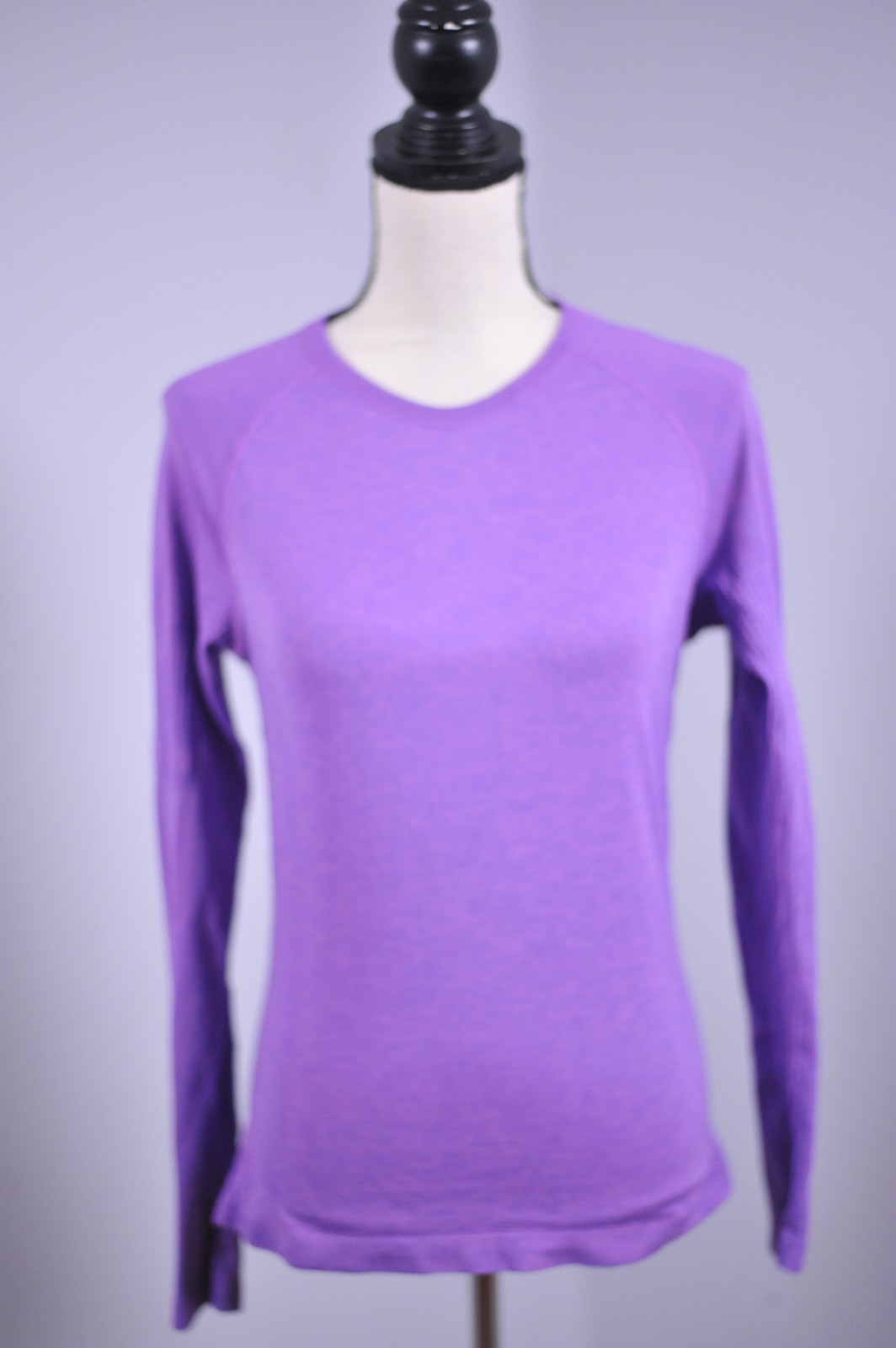 FIGS Seamless Long Sleeve Underscrub Base Layer Shirt Purple Women’s Small