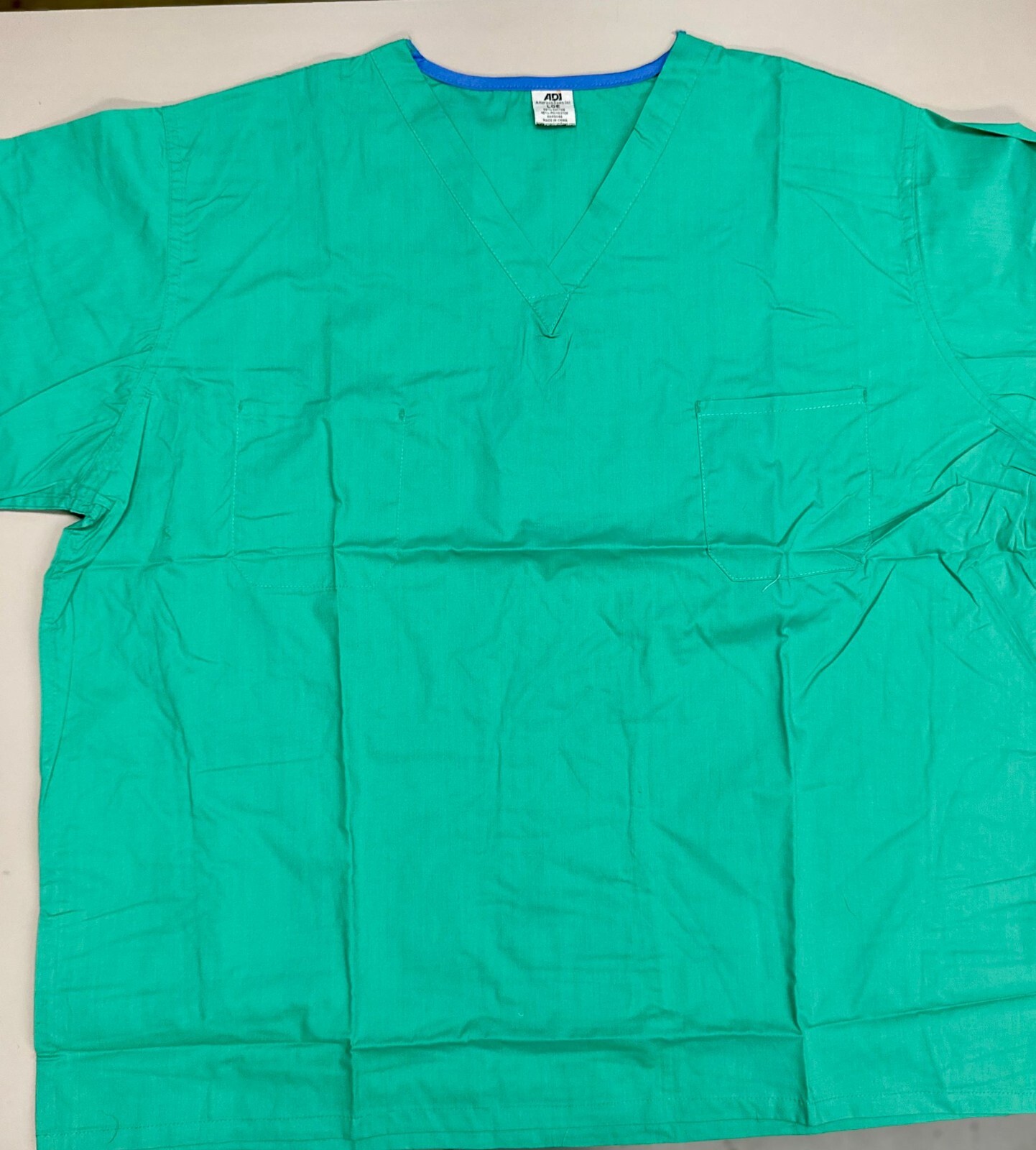 Pack of 6 – V-Neck Medical Scrub Tops With Two Chest Functional Pockets