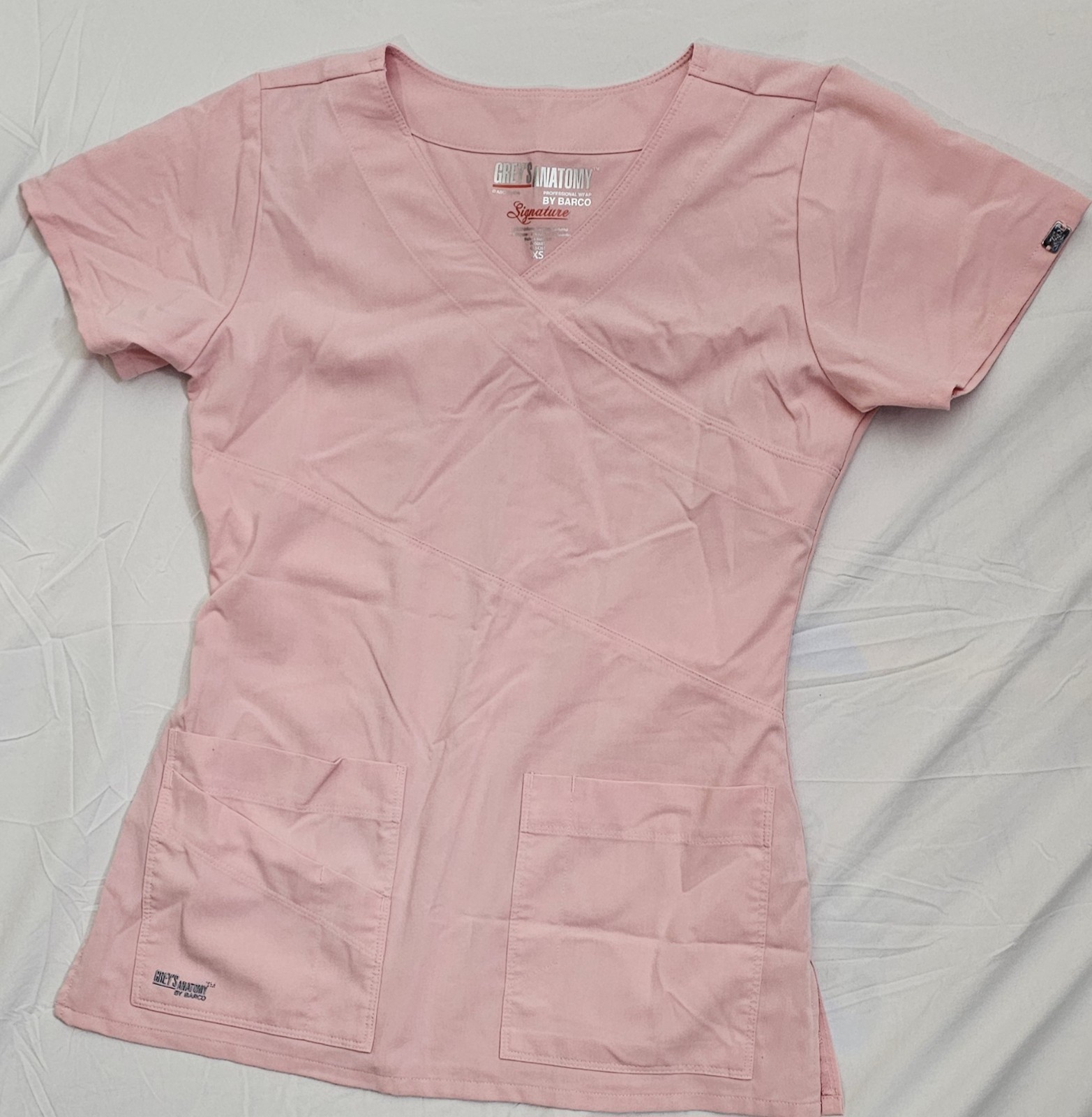Grey’s Anatomy Scrub Tops XS Women’s Signature Active Regular V-Neck Lot 3
