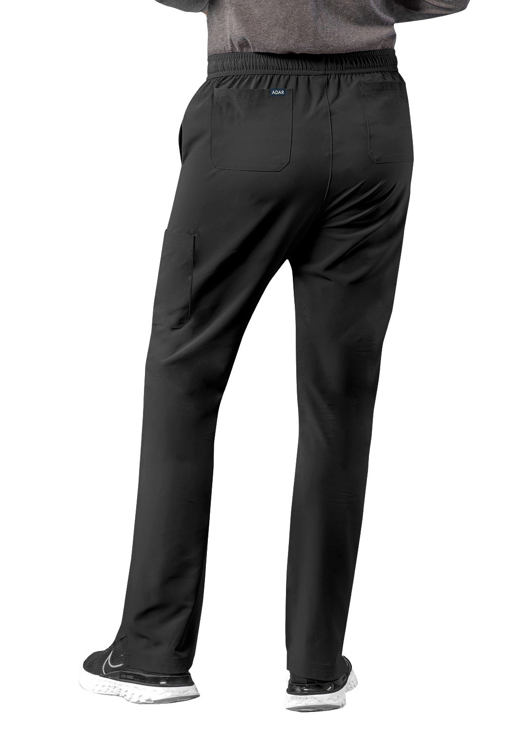 Adar Addition Scrubs For Men – Slim Leg Cargo Drawstring Scrub Pants