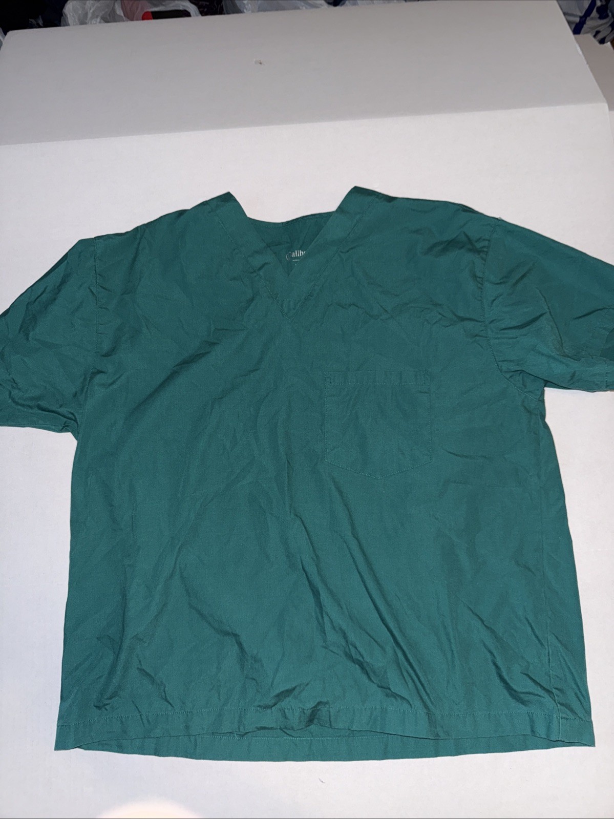 Allheart Scrub Basics UNISEX TOP Size Large Green