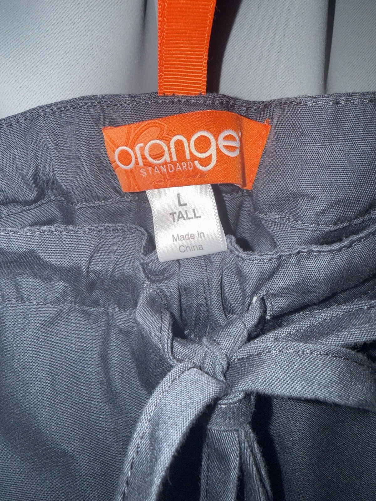 Lot of Women’s Scrub Tops and Bottoms-Orange Brand; Size L&XL;Tall Scrub Bottoms