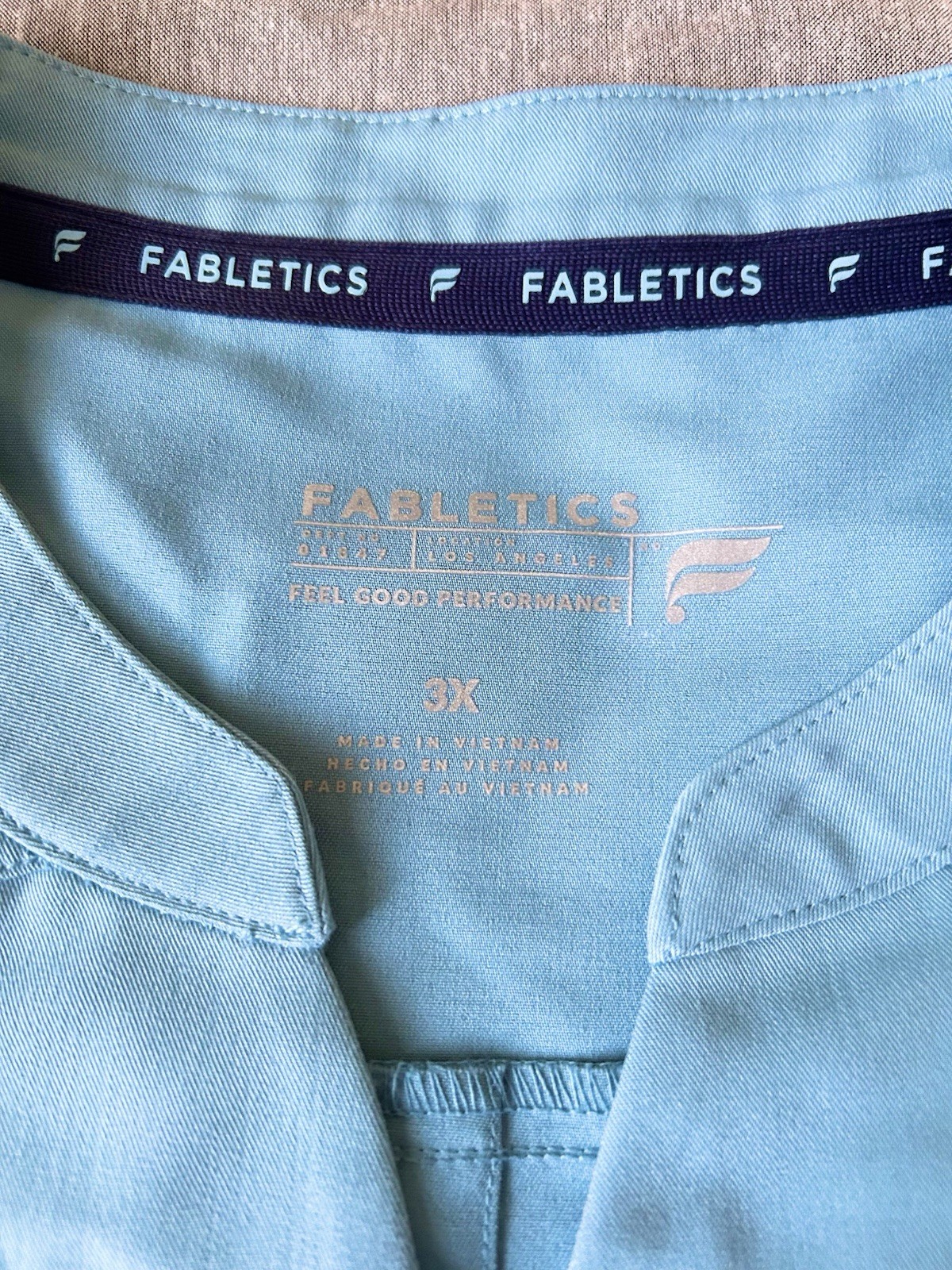 Fabletics Scrubs Jumpsuit One Piece Medical Scrub Unisex Size 3X
