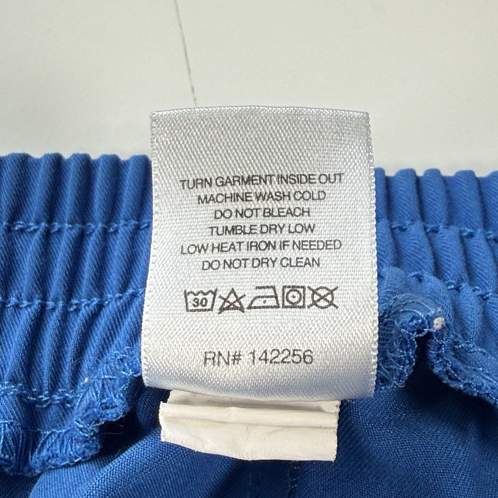 FIGS Technical Yola Skinny Scrub Pant Womens XS Elastic Waistband Blue TW2000R
