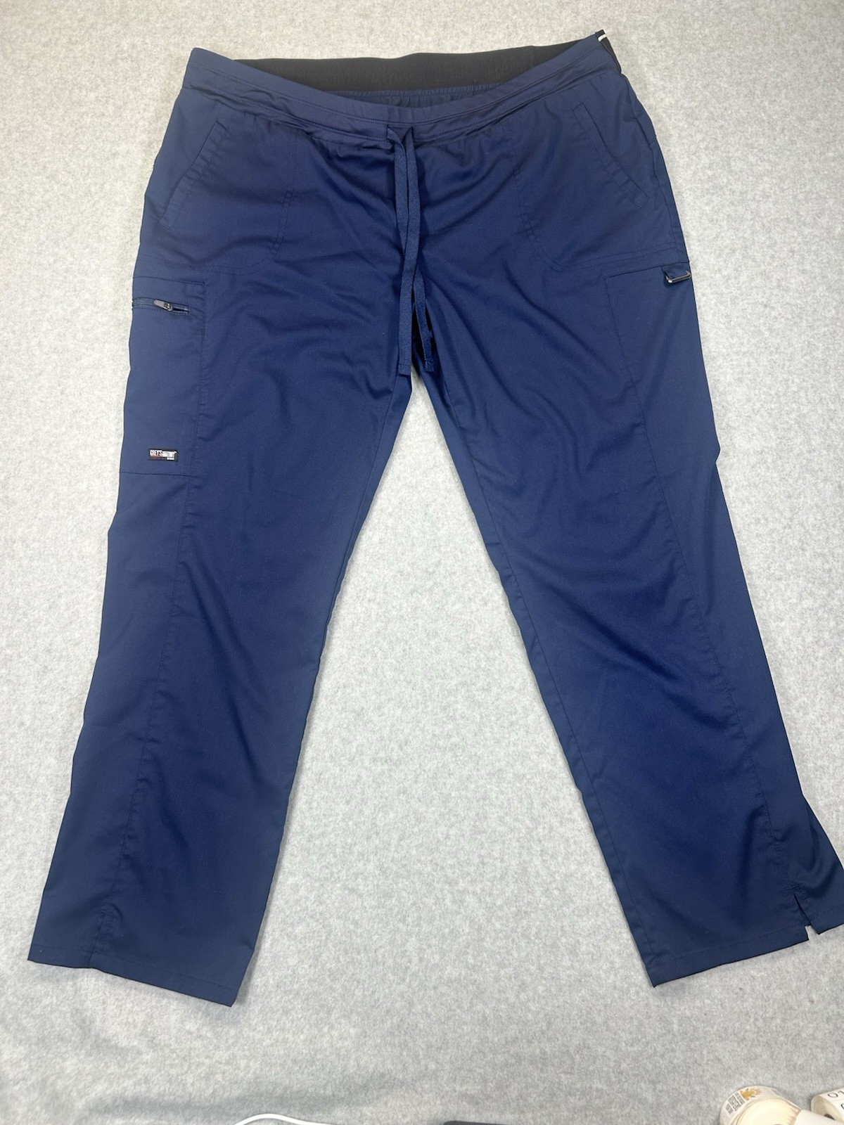 Grey’s Anatomy Scrub Pants Navy Blue XLP RN50681 Unisex Polyester Rayon Spandex