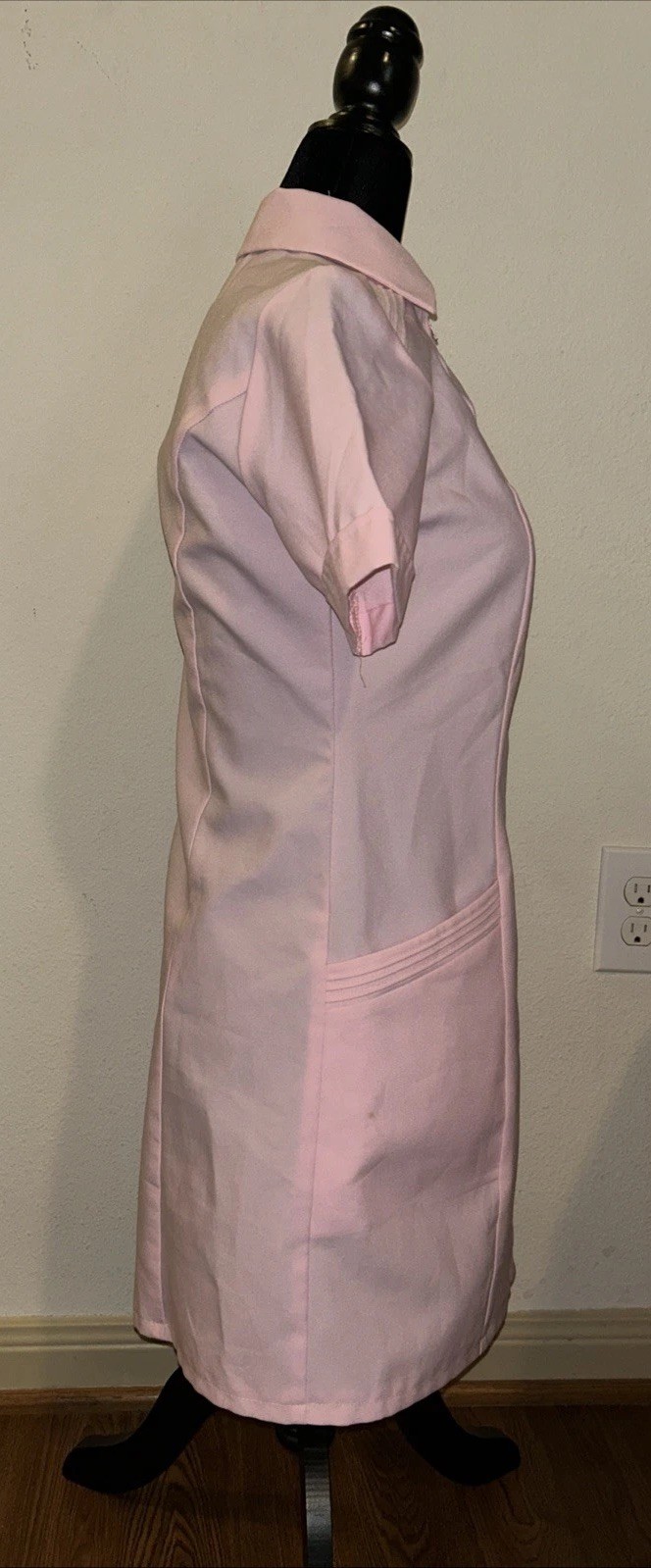 Crest Careers Pink 100% Polyester Size 6 Nursing Uniform Top