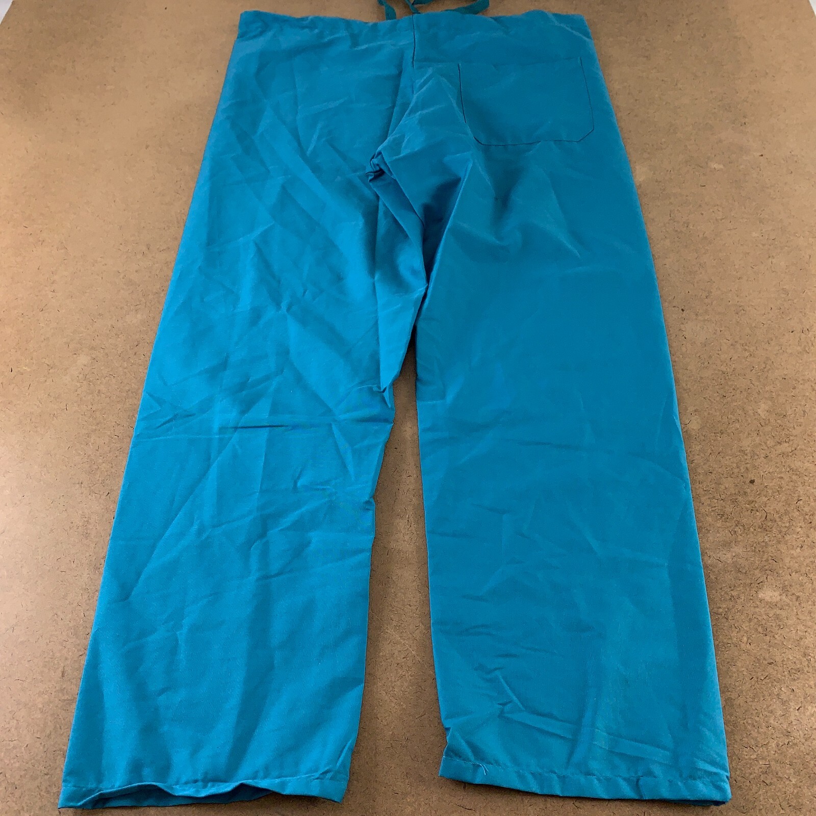 Fashion Seal 78853 Unisex Size Medium FP Teal Classic Drawstring Scrub Pants New