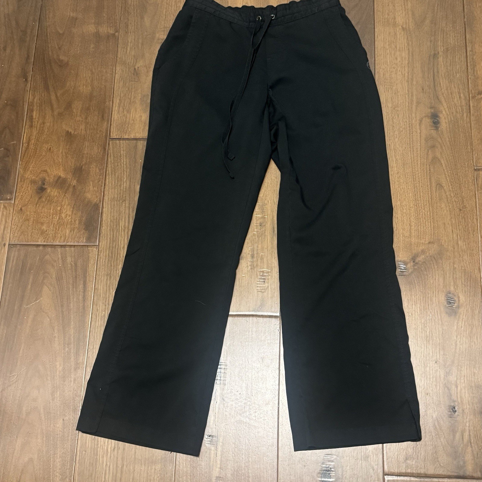 Healing Hands Purple Label Womens Scrub Pants Black XSP Petite