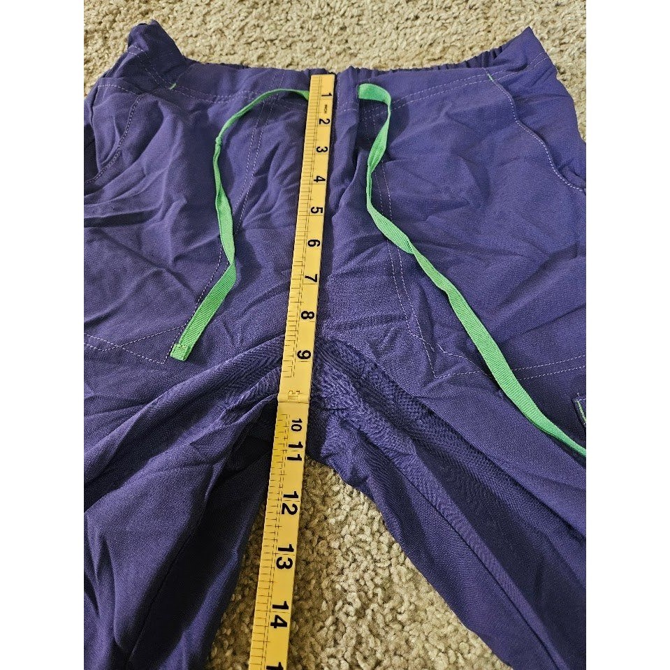 Carhartt Force Womens Purple Cargo Scrub Pants Small Regular Drawstring Medical