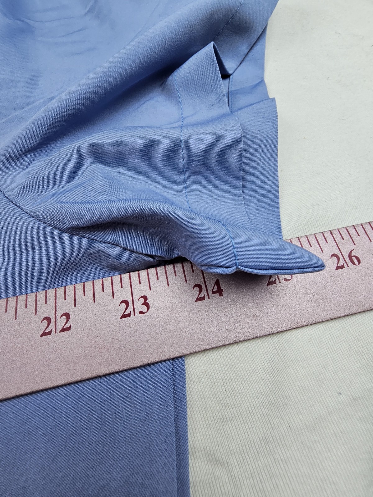NiaaHinn V-neck Ceal Blue Scrub Top Size 2X Pit To Pit 23in Pockets
