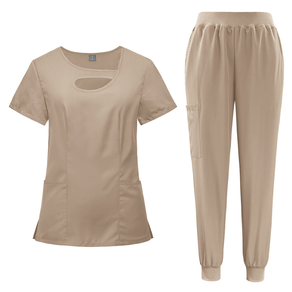 NiaaHinn Women’s Nursing Scrubs Set – Lightweight Stretch Medical Uniform
