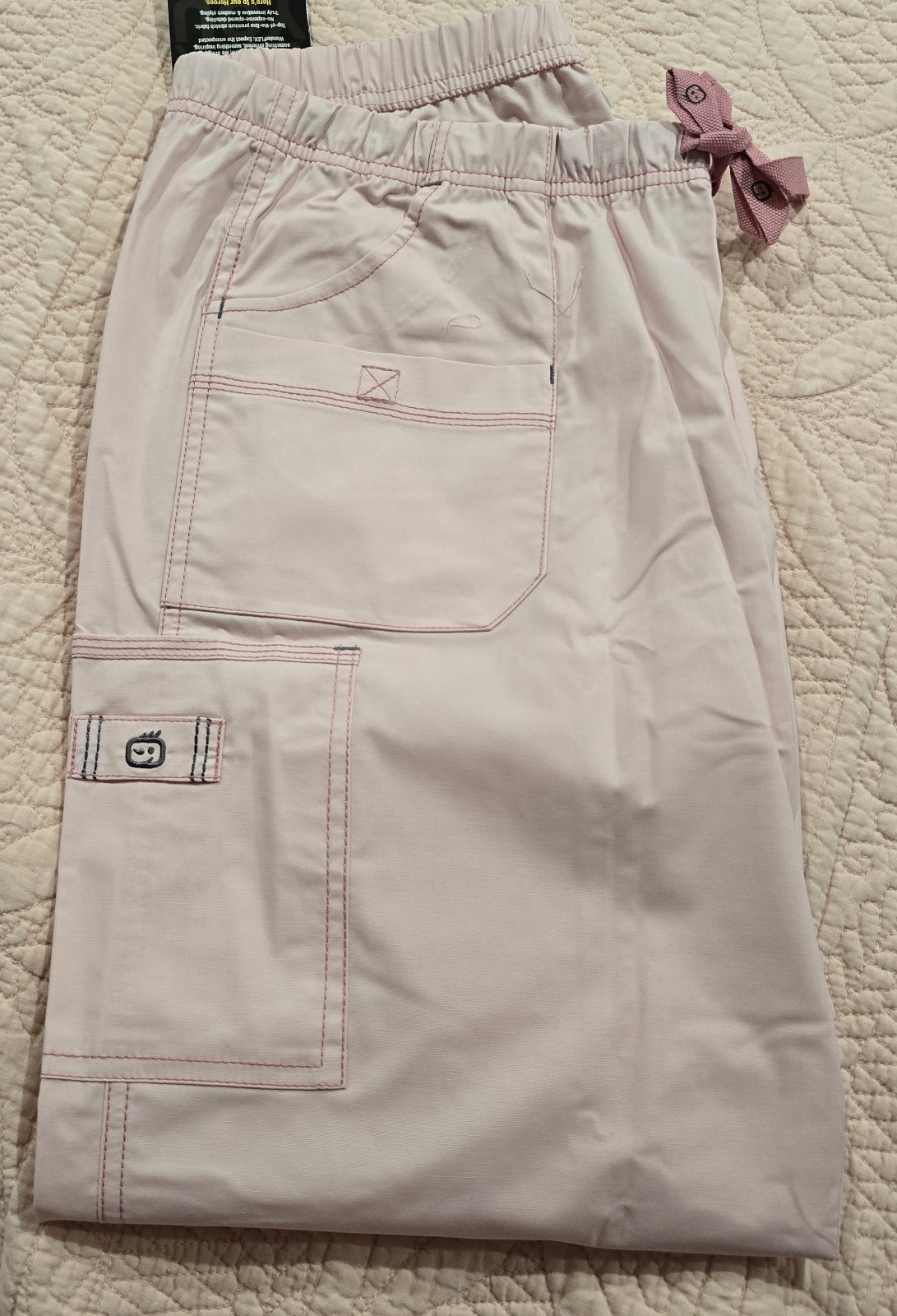 WonderWink WonderFlex Light Pink Xlarge 5108 Scrub Pant