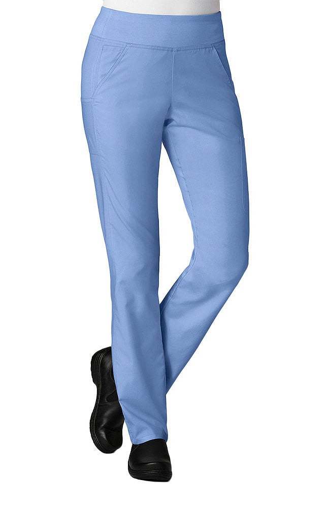 Maevn Eon 7338-P Yoga 7-Pocket Scrub Pants Petite Length 28″ Sizes XS – 3XL