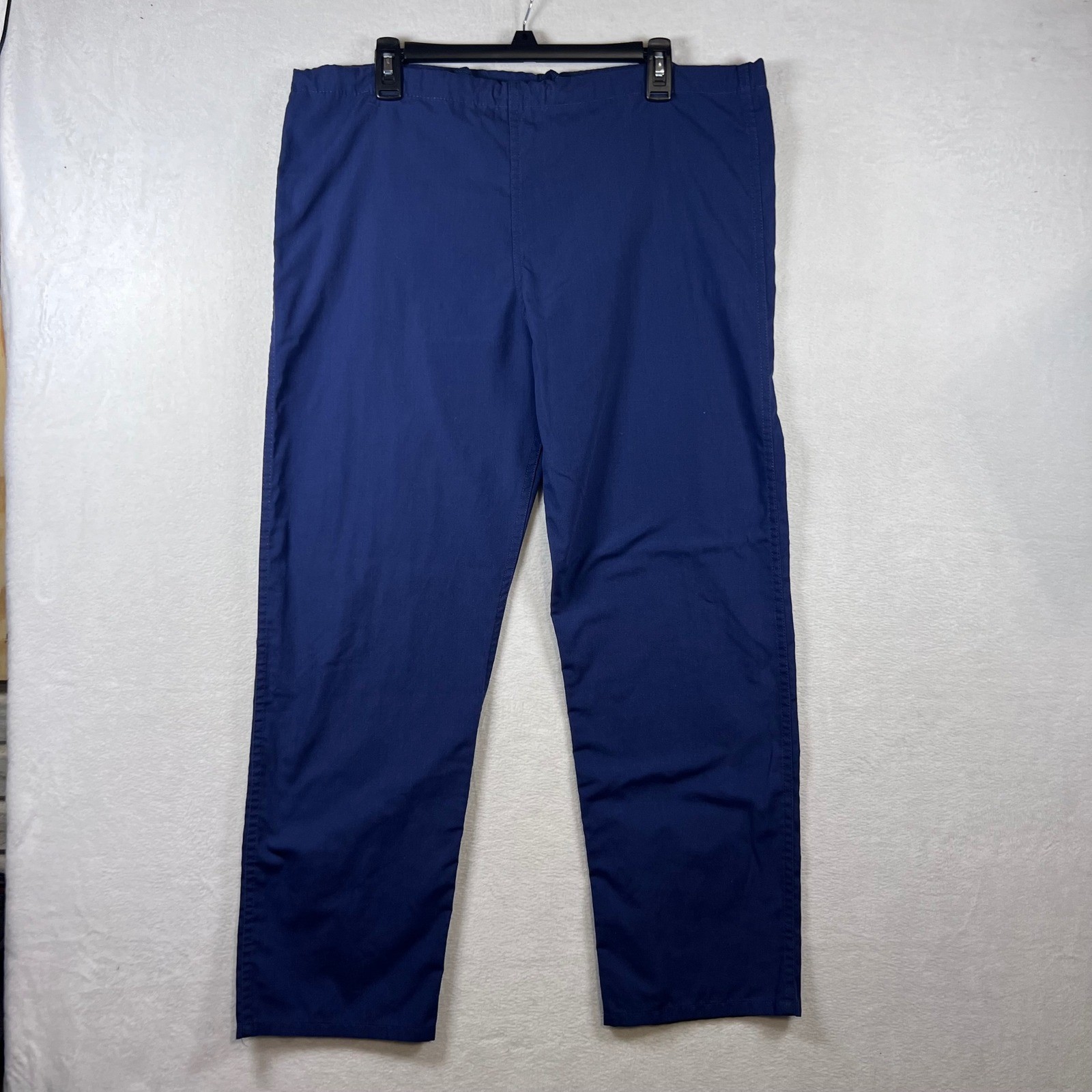 Landau Navy Blue Drawstring Scrub Pants Petite Small PSM Medical Uniform