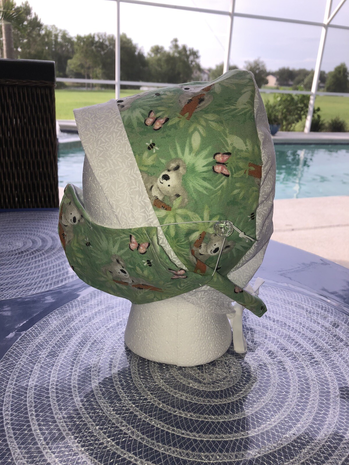 Koala Bear Scrub Hat & Mask