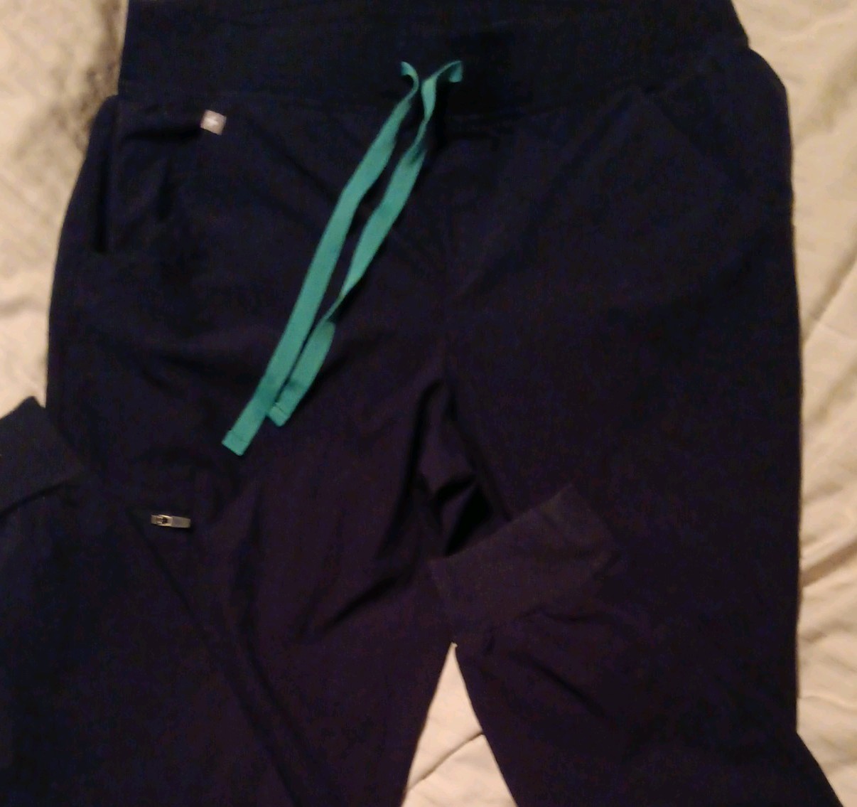 Figs Pants Women’s M Blue Jogger Scrub Nurse Doctor Medical