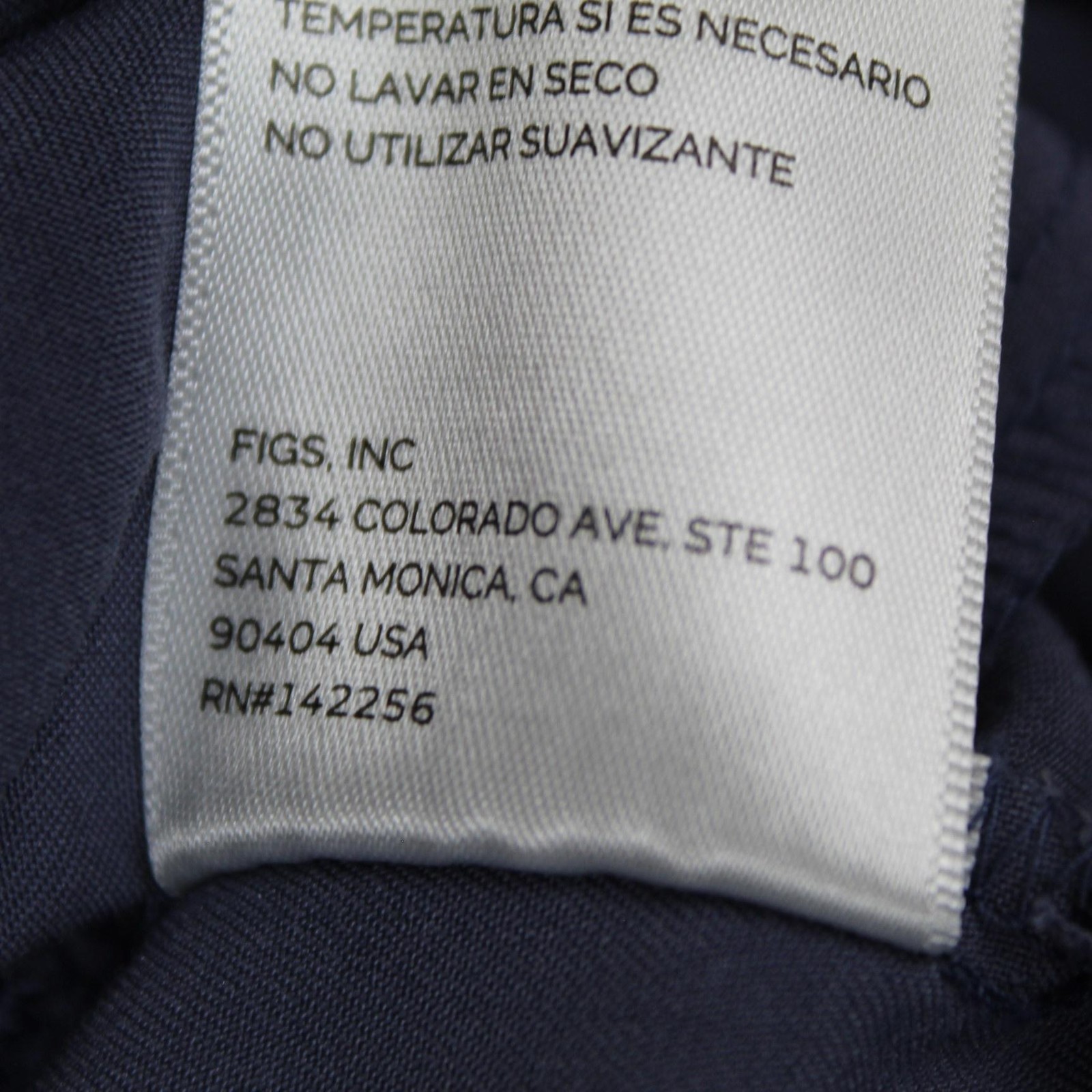 FIGS Scrub Top Womens XS Slate Blue Casma V Neck Technical Collection