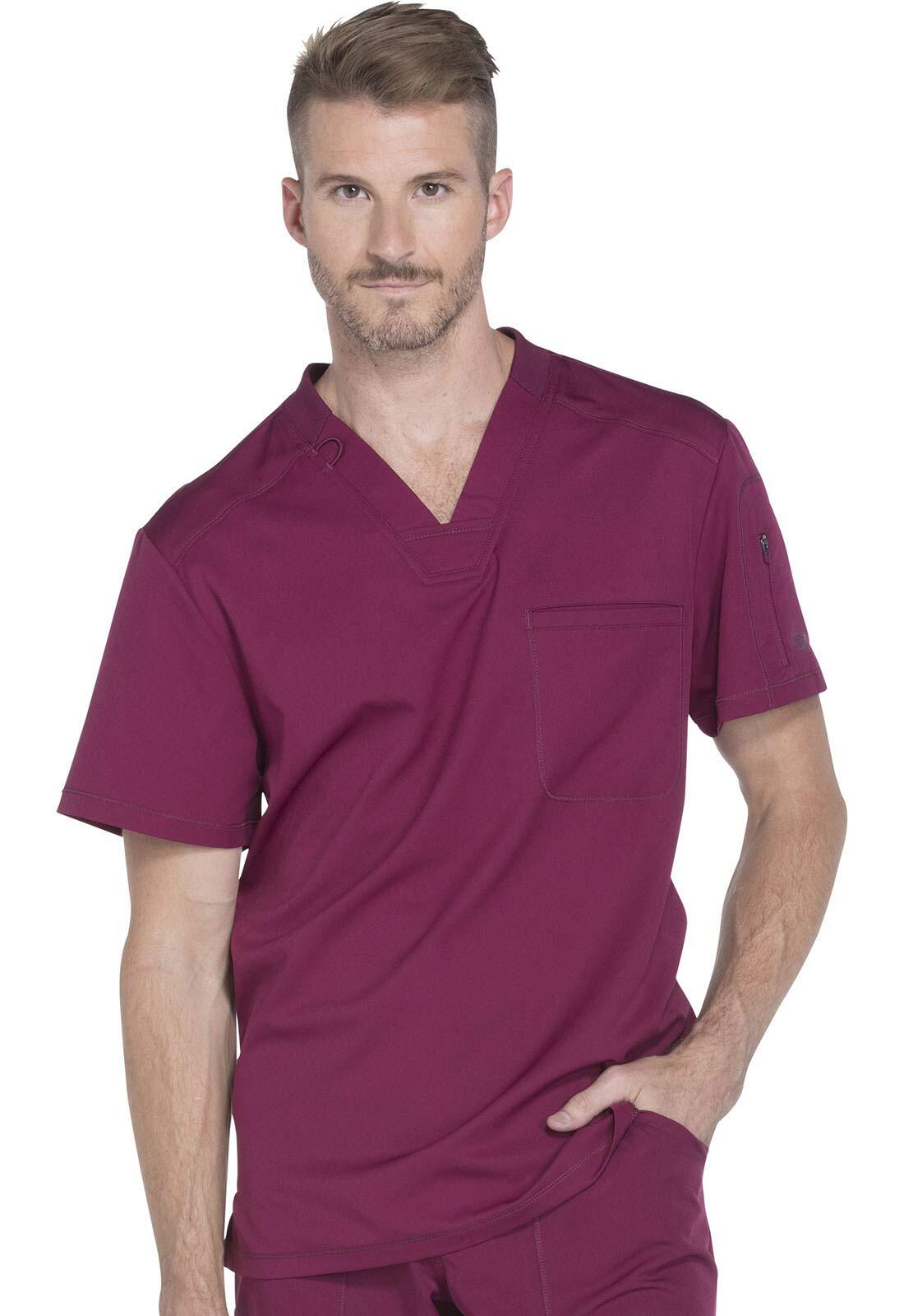 for Men, with Four-Way Stretch and Moisture Wicking Plus Size DK610, 2XL, Wine