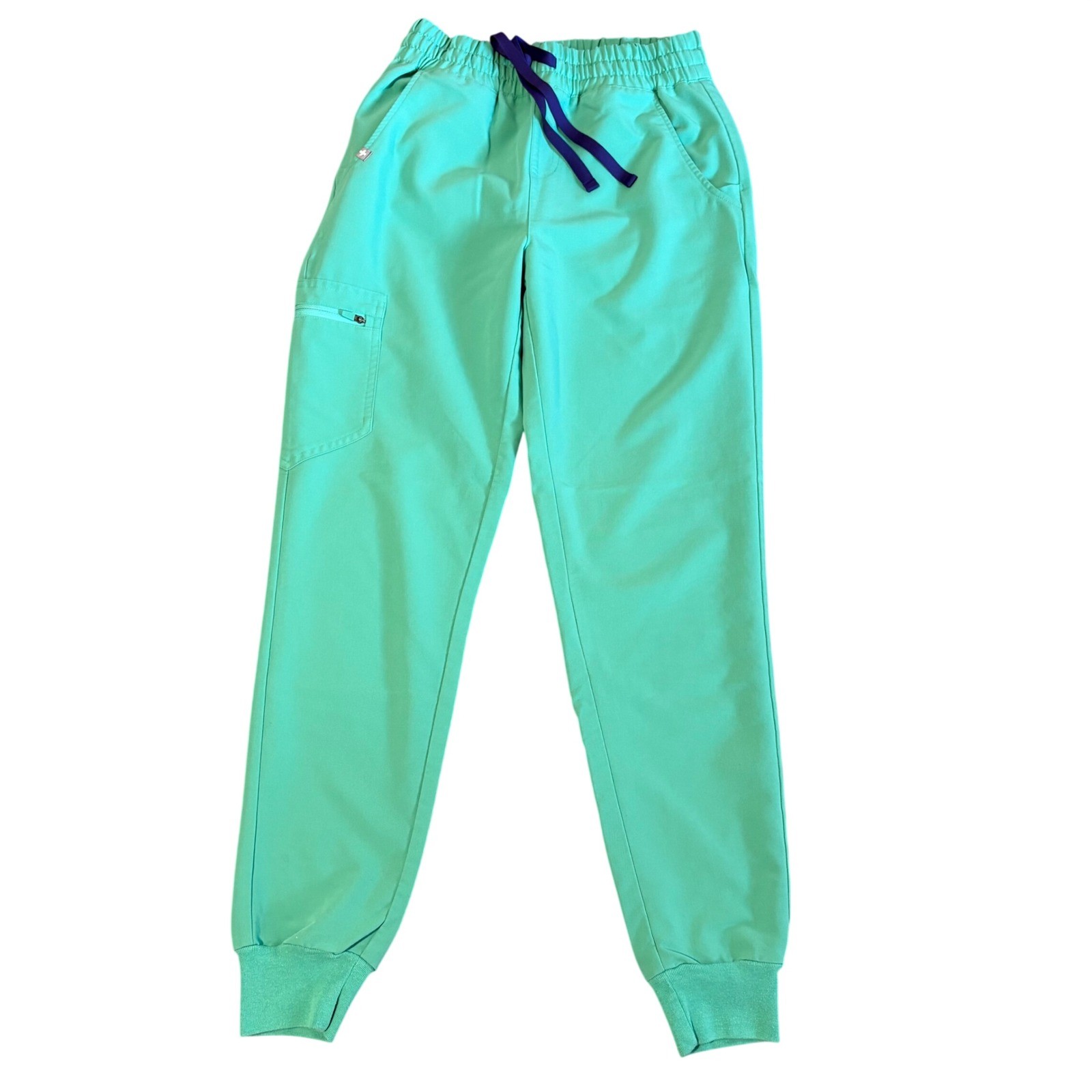 FIGS Zamora Jogger Scrub Pants Wome XS Teal Green Technical Collection W20SW2028