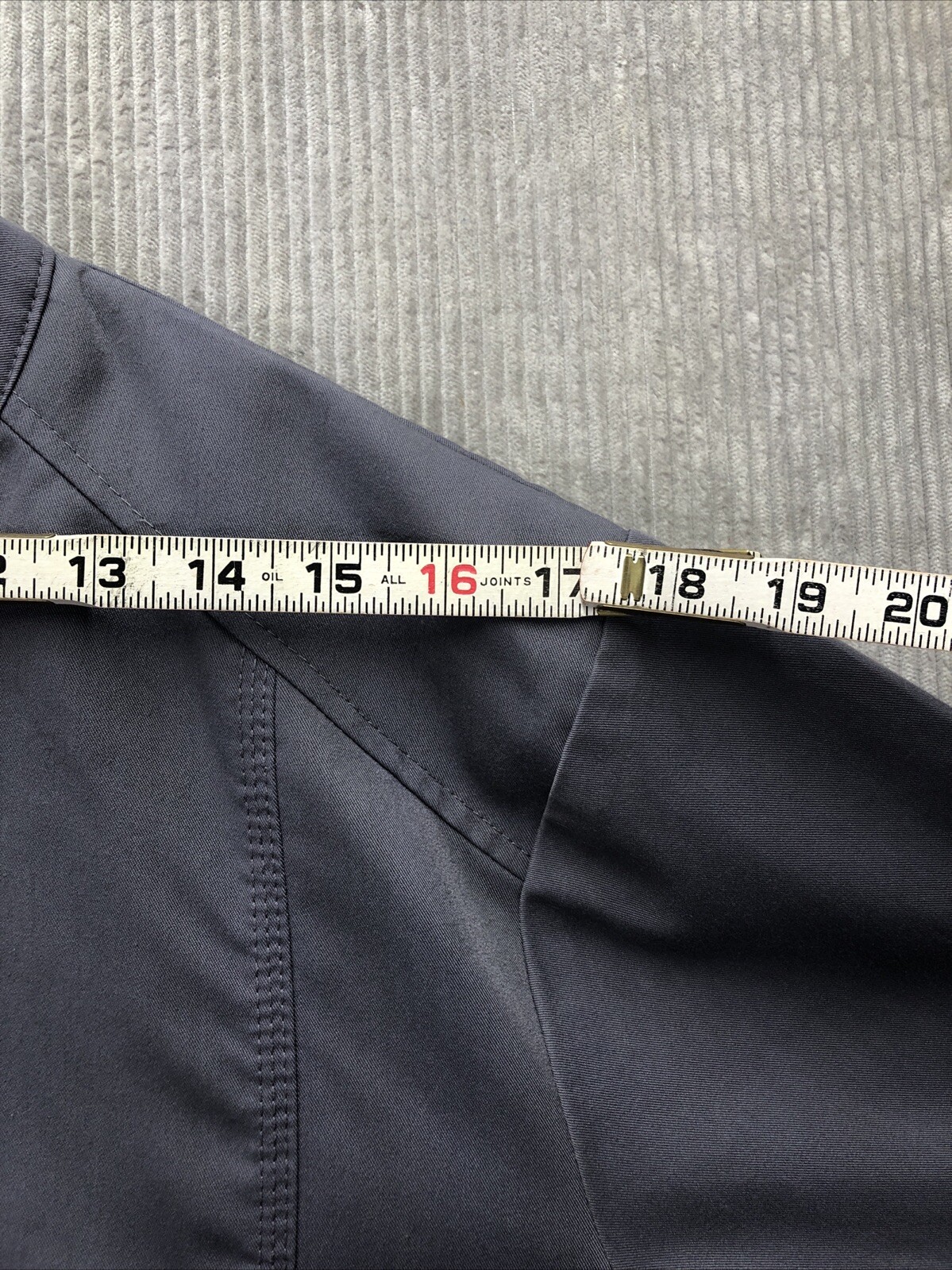 Natural Uniforms Modern Fit Luxe Stretch Jacket Size XL Lightweight Gray
