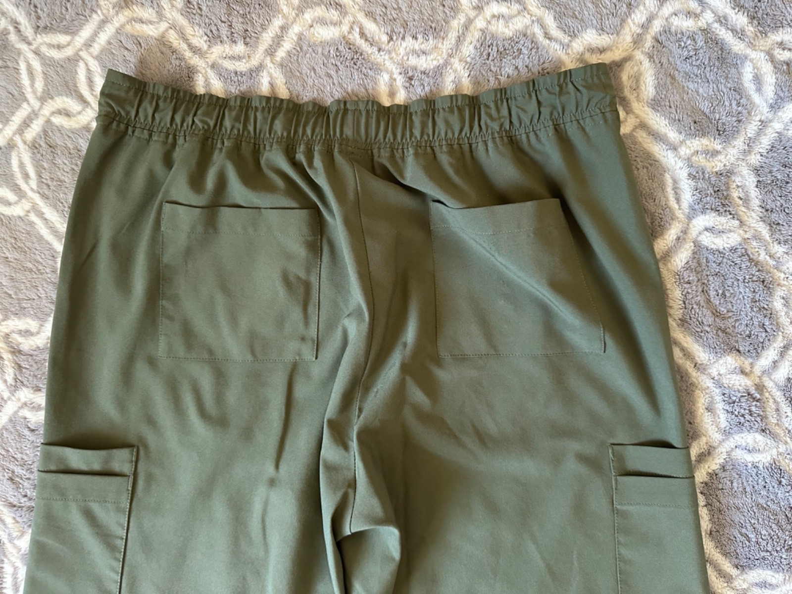 MED GEAR Men’s Size Medium Drawstring Green Scrub Pants