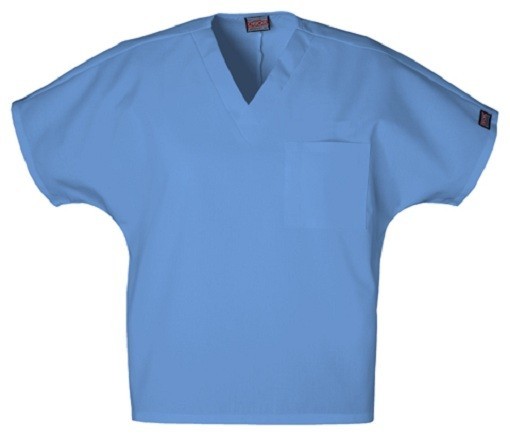 Cherokee Scrubs Unisex Workwear V Neck Scrub Top 4777 CIEL BLUE XS to 5XL