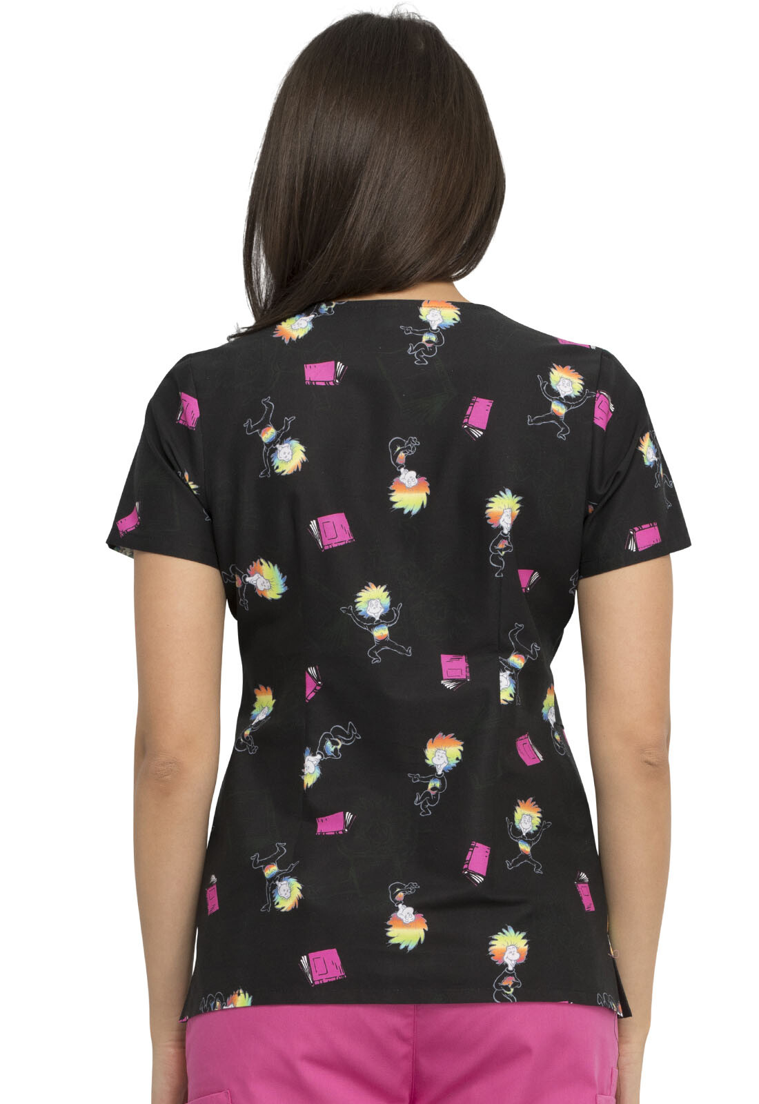 Dr. Seuss Cherokee Scrubs Tooniforms V Neck Top TF626 SERI