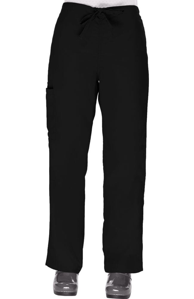Basics by AllHeart Women’s Drawstring Cargo Scrub Pant BLACK 4XL