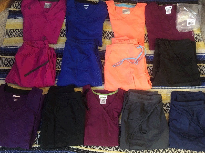 SCRUBSTAR Scrubs Lot XS XSP 13 pcs w/3 Matched Sets