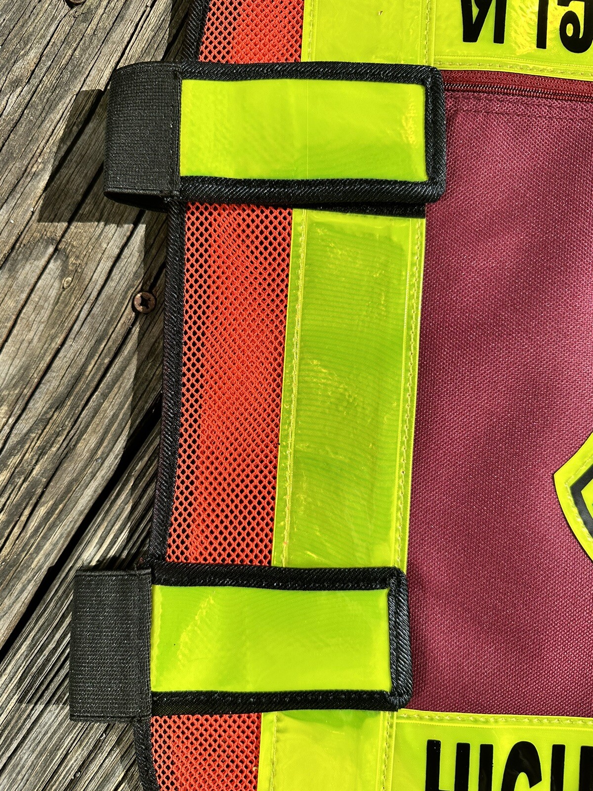 Police Reflective Vest Thailand Highway AUTHENTIC NEW