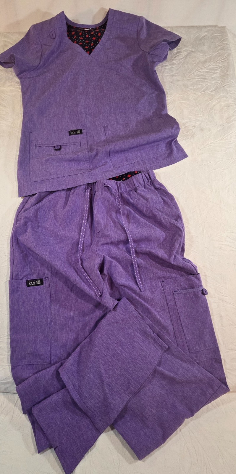 KOI BASICS Medical Scrub set Lightweight, Stretch. Lavender XXS