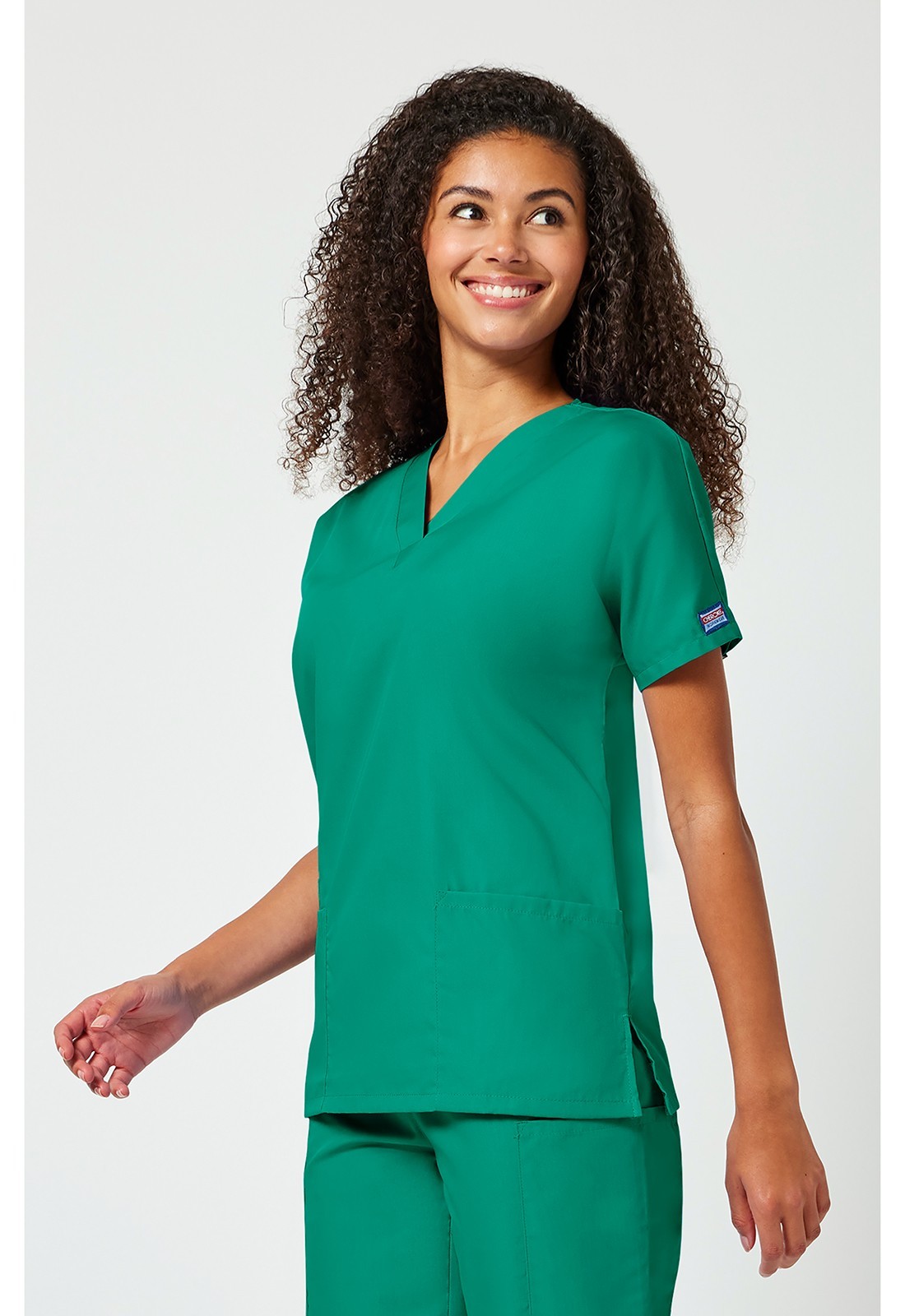 Cherokee Scrubs 4700 V Neck Scrub Top Surgical Green by Workwear free shipping.