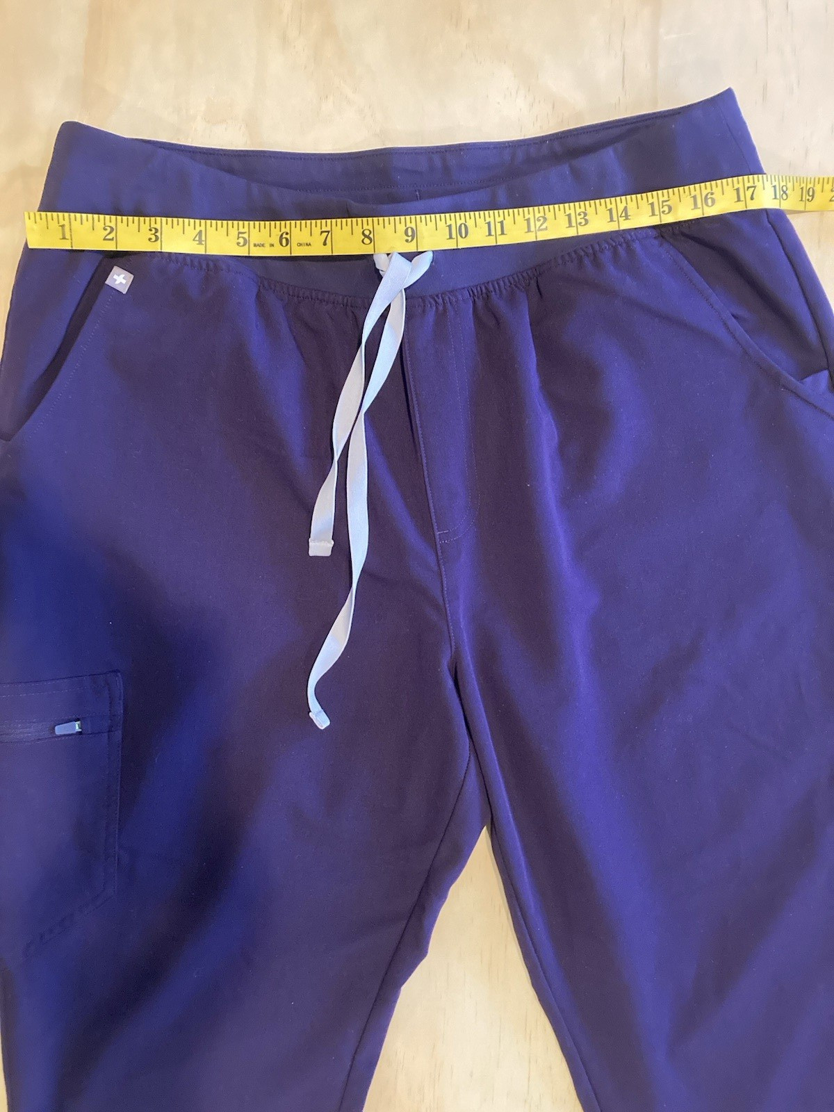 Figs Jogger Scrub Pants Purple Jam Drawstring Size XL Petite PO # 5298